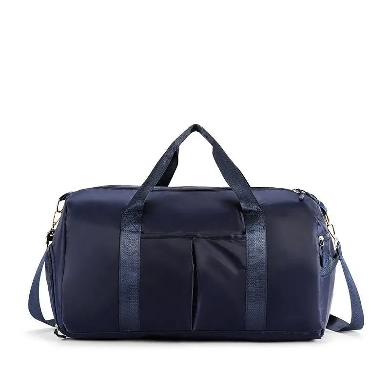 Gym Bag with Shoe Compartment and Wet Bag Airplane Travel Duffel Bag Sports Fitness Tote Bag for Swimming Yoga【Smq】